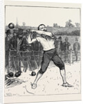 The Oxford and Cambridge Athletic Sports: Throwing the Hammer by Anonymous