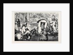 Indian Sketches, Crossing a Nullah by Anonymous