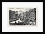Lord Mayo's Funeral: A Sketch Near the Bank of Ireland by Anonymous