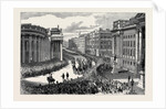 Lord Mayo's Funeral: A Sketch Near the Bank of Ireland by Anonymous