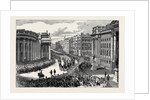 Lord Mayo's Funeral: A Sketch Near the Bank of Ireland by Anonymous
