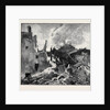 The Eruption of Mount Vesuvius: House at St. Sebastiano Overwhelmed and Burnt by Lava by Anonymous