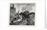 The Eruption of Mount Vesuvius: House at St. Sebastiano Overwhelmed and Burnt by Lava by Anonymous