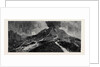 The Eruption of Mount Vesuvius: Sketch from the Top of the Observatory, Showing Crater and the Two Courses Taken by the Lava by Anonymous