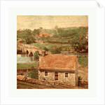 American Civil War: Bridge on the Boonsboro Pike, Antietam, Md., a Stone House on the Eastern Side of Antietam Bridge by Anonymous