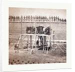 American Civil War: Execution of the Conspirators. The Arrival on the Scaffold. July 7, 1865 by Anonymous