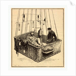 View of Journalist Joseph Crocé-Spinelli, Naval Officer Henri Sivel, and Gaston Tissandier in the Basket of the Balloon, Zénith, after Losing Consciousness Due to Lack of Oxygen after Reaching an Altitude of Nearly 28,000 Ft., Near Paris by Anonymous