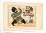 General Swallow All O Feasting on a French Fricassee by Anonymous