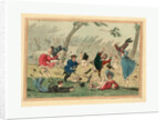 A High Wind in the Park! Engraving 1819 by Anonymous