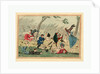 A High Wind in the Park! Engraving 1819 by Anonymous