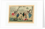 A High Wind in the Park! Engraving 1819 by Anonymous