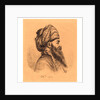 Profile Head of Oriental in Turban by Anonymous