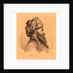 Profile Head of Oriental in Turban by Anonymous
