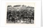 The Rush for Water at the Abu Halfa Wells on the Way to Gubat—an Incident of Sir Herbert Stewart's Second Desert March by Anonymous