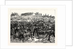 The Rush for Water at the Abu Halfa Wells on the Way to Gubat—an Incident of Sir Herbert Stewart's Second Desert March by Anonymous