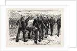 The War in the Soudan: The Late Sir Herbert Stewart Wounded, Carrying the General to the Nile the Day after the Battle of Gubat, January 20 by Anonymous