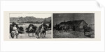 The Recent Rebellion in Canada: on the Trail after Big Bear, Transport Wagons in Mukeg (Mossy Bog) by Anonymous