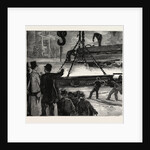 Prince Albert Victor at Sheffield and Cleethorpes: Rolling an Armour-Plate for the Galatea by Anonymous