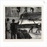 Prince Albert Victor at Sheffield and Cleethorpes: Rolling an Armour-Plate for the Galatea by Anonymous