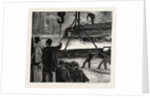 Prince Albert Victor at Sheffield and Cleethorpes: Rolling an Armour-Plate for the Galatea by Anonymous