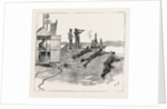 The Particular Service Squadron in Bantry Bay: Firing Mines from the Land. B Signal Box by Anonymous