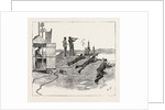 The Particular Service Squadron in Bantry Bay: Firing Mines from the Land. B Signal Box by Anonymous