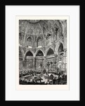 The New Council Chamber at the Guildhall, London by Anonymous