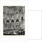 The New Council Chamber at the Guildhall, London by Anonymous