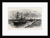 The Block in the Suez Canal: Procession of Steamers after the Renewal of Traffic by Anonymous