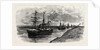 The Block in the Suez Canal: Procession of Steamers after the Renewal of Traffic by Anonymous