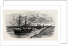 The Block in the Suez Canal: Procession of Steamers after the Renewal of Traffic by Anonymous