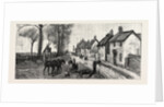 The Sensational Run of the Bicester Hounds, Death of Lady Chesham's Mare in the Village of Chesterton by Anonymous