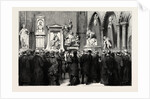 Lord Rosebery Unveiling the Memorial Bust of Robert Burns in Westminster Abbey, London by Anonymous
