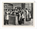 Cookery Class, Marlborough Road, School, London by Anonymous