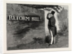 Parliamentary Elections and Electioneering in the Old Days: J. Doyle: the Handwriting on the Wall, May 26, 1831 King (William IV.) Loq.—Reform Bill? Can that Mean Me? by Anonymous