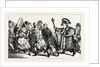 W. Heath: His Honour, the Beadle, Driving the Vagabonds Out of the Parish, 1830 by Anonymous
