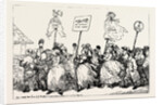 T. Rowlandson: Procession to the Hustings after a Successful Canvass, Covent Garden, 1784 by Anonymous