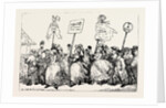 T. Rowlandson: Procession to the Hustings after a Successful Canvass, Covent Garden, 1784 by Anonymous