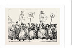 T. Rowlandson: Procession to the Hustings after a Successful Canvass, Covent Garden, 1784 by Anonymous