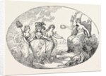 T. Rowlandson: Liberty and Fame Introducing Female Patriotism (Duchess of Devonshire) to Britannia, 1784 by Anonymous