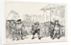 T. Rowlandson: The Westminster Deserter Drummed Out of the Regiment, Defeat of Sir Cecil Wray. Hustings, Covent Garden, Westminster Election, 1784 by Anonymous