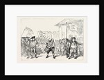 T. Rowlandson: The Westminster Deserter Drummed Out of the Regiment, Defeat of Sir Cecil Wray. Hustings, Covent Garden, Westminster Election, 1784 by Anonymous