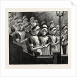 Choir of the French Church of the Savoy, Bloomsbury. Consisting of Girls of Huguenot Descent from the Westminster School. UK by Anonymous