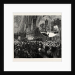 The Funeral Service for the Late Lord Shaftesbury at Westminster Abbey by Anonymous