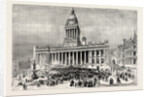 Leeds, the Town Hall, Exterior by Anonymous
