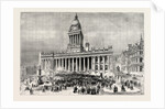 Leeds, the Town Hall, Exterior by Anonymous