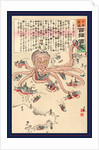 Tako no asirai, Octopus treading by Kobayashi Kiyochika