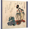 Godaime Iwayahanshiro No Fujimusume to Sandaime Bandomitsugoro No Zato, Iwai Hanshiro V As Fuji Musume and Bando Mitsugoro III As Zato. 1820 by Anonymous