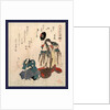 Godaime Iwayahanshiro No Fujimusume to Sandaime Bandomitsugoro No Zato, Iwai Hanshiro V As Fuji Musume and Bando Mitsugoro III As Zato. 1820 by Anonymous