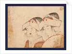 Bijin to Otafuku, Beauty and Otafuku by Anonymous
